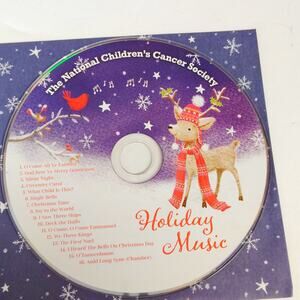 VTG NCCS “Holiday Music” CD 16‑Track Promo Snowflake Sleeve Charity Compilation